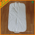 Custom recycle white peva suit garment cover bag